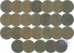 Bronze One Twelfth Anna Coins of King George V.