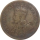 Bronze One Quarter Anna Coin of King George V of Calcutta Mint of 1911.