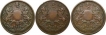 Copper Half Anna Coins of  East India Company of Madras Mint of 1835.