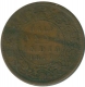 Copper  Half Anna Coin of Victoria Empress of Bombay Mint of  1877.