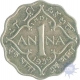 Copper Nickel One Anna Coin of King George VI of Bombay Mint of 1939.