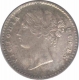 Silver Two Annas Coin of Victoria Queen of Calcutta Mint of 1841.