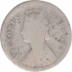 Silver Two Annas Coin of Victoria Empress of Calcutta Mint of 1877.