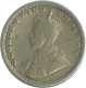 Silver Two Annas Coin of King George V of Calcutta Mint of 1911.