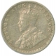 Silver Two Annas Coin of King George V of Bombay Mint of 1913.