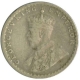 Silver Two Annas Coin of King George V of Bombay Mint of 1914.