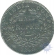 Silver Half Rupee Coin of Victoria Queen of Bombay Mint of 1840.