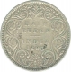 Silver Half Rupee Coin of Victoria Empress of Bombay Mint of 1893.