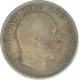 Silver Half Rupee Coin of King Edward VII of Calcutta Mint of 1906.