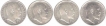 Silver One Rupee Coins  of King Edward VII.