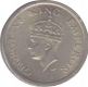 Nickel One  Rupee Coin of King George VI of 1947.