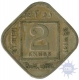 Cupro Nickle Two Annas Coin of King George V of Calcutta mint of 1933.