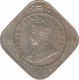 Cupro Nickel Two Annas Coin of King George V of Bombay Mint of 1936.