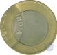 Bi Metal Ten Rupees Coin of Republic India.