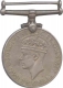 Silver War Medal of King George VI.