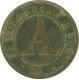 Copper Token  of  Ceylon of  St Sebastian Mills.