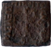 Copper Square Unit Coin of Azes I of Indo Scythians.