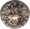 Silver Drachma Coin of Antimachus II Nikephoros of  Indo Greeks.