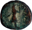 Copper Coin of  Kaniska I of Kushan Empire.