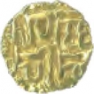 Gold Eight Kahavanu Coin of Rajendra Chola of Chola Empire.