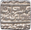 Silver Square Rupee Coin of Urdu zafar Qarin of Jalal-Ud-Din Muhammad Akbar.