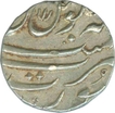 Silver Half Rupee of Shah Alam Bahadur of Surat Mint.