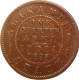 Copper Half Anna of Ganga Singh of Bikaner State.