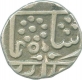 Silver Half Rupee Coin of Madho Rao of Gwalior State.