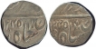 Silver Rupee coins of Hyderabad State.