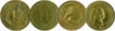 Brass Coins of Man Singh II of Jaipur State.