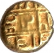 Gold Half Pagoda Coin of Krishnadevaraya of Mysore State.