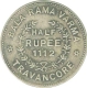 Silver Half Rupee Coin of Travancore State.