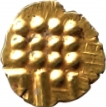 Viraraya Gold Fanam Coin of Travancore State.