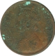 Copper Quarter Anna Coin of Victoria Queen of 1862.