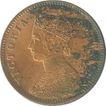 Copper Quarter Anna Coin of Victoria Empress of 1891.