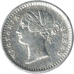 Silver Two Annas Coin of Victoria Queen of 1841.