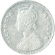 Silver Two Annas Coin of Victoria Empress of 1877.