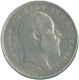 Silver Two Annas Coin of King Edward VII of 1907.