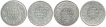 Silver Two Annas Coins of Victoria Empress.