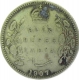 Silver Half Rupee Coin of King Edward VII of 1907.