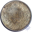 Silver Half Rupee Coin of King George VI of 1939.