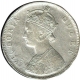 Silver Rupee Coin of Victoria Queen of 1862.