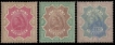 Set of Three Stamps of Victoria Empress of 1895.