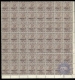 one Anna Service Overprint Stamps Sheet of 1925.