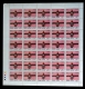 Ravana Complete Sheet of Thirty Five Stamps of 1974.