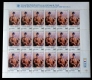 Sixty Paise of  Maulana Abdul Kalam Azad Birth Centenary  Complete  Sheet of Eighteen Stampsof 1988.