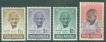 Complete  Set of Four Stamps of India of 1948.