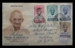 First Day Cover of Mahatma Gandhi 4 Value of 1948.