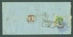One and Half Anna of  King George VI of Combination Cover with Tibet Stamps.