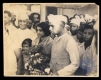Vintage Black and  White Photograph of Jawaharlal  Nehru with Indira Gandhi.
